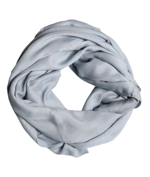 Dolce & Gabbana Light Blue Cashmere Knitted Shawl Scarf