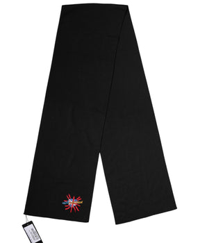 Dolce & Gabbana Blue Wool DG Loves London Neck Wrap Scarf