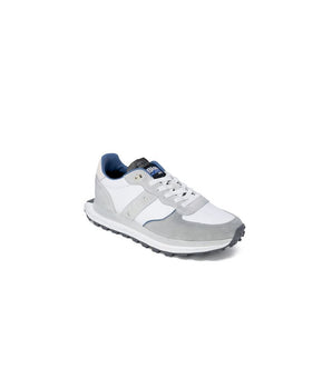 Blauer Gray Leather Athletic Sneakers