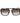 Just Cavalli Brown Metal Sunglasses