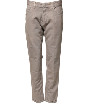 PT Torino Brown Bull Denim Reggae Mastice Straight Trouser Jeans