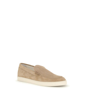 Brunello Cucinelli Beige Rubber Slip-On Loafers
