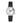 Komono Black Leather Dress Watch