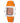 Laura Biagiotti Orange Leather Bracelet Watch