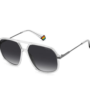 Polaroid Transparent Plastic Sunglasses