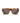 Victoria Beckham Brown Acetate Sunglasses