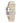Laura Biagiotti Beige Leather Dress Watch