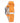 Laura Biagiotti Orange Leather Dress Watch