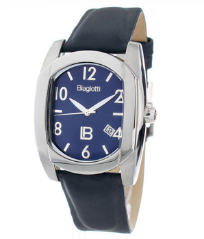 Laura Biagiotti Blue Leather Dress Watch