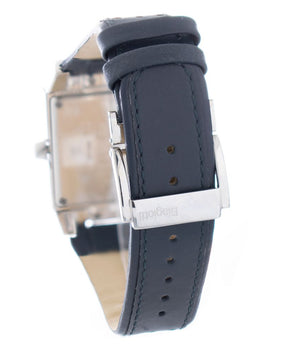 Laura Biagiotti Black Leather Dress Watch
