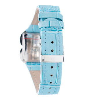 Laura Biagiotti Blue Leather Dress Watch