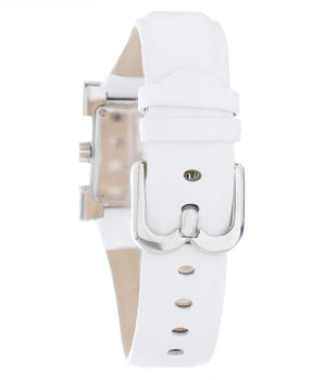Laura Biagiotti White Leather Dress Watch