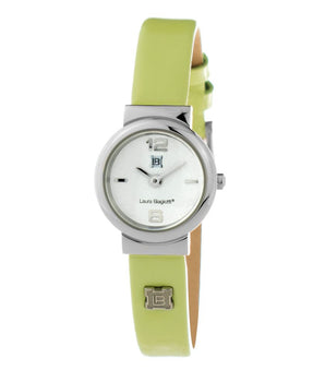 Laura Biagiotti Bicolor Leather Dress Watch