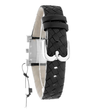Laura Biagiotti Black Leather Dress Watch