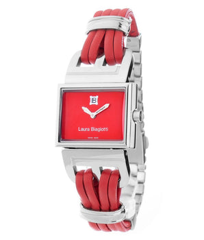 Laura Biagiotti Multicolor Leather Dress Watch