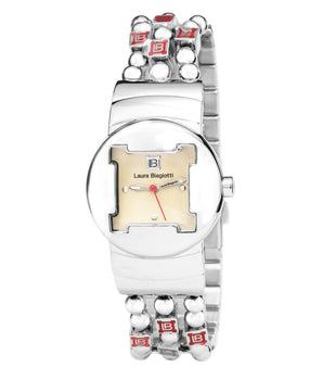 Laura Biagiotti Silver Stainless Steel Dress Watch