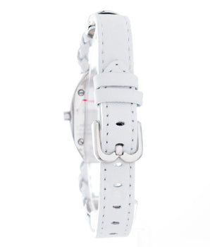 Laura Biagiotti White Leather Dress Watch