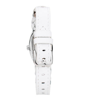 Laura Biagiotti White Leather Dress Watch