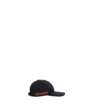 Gucci Black Cotton Cap (Baseball Hat)