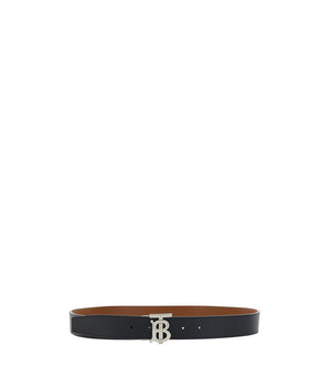 Burberry Black Calf Leather Bos Taurus Regular Belt