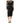 Dolce & Gabbana Black Lace Trim Cotton Sheath Midi Dress