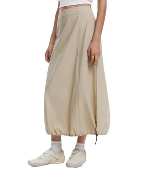 Desigual Beige Cotton Long Skirt