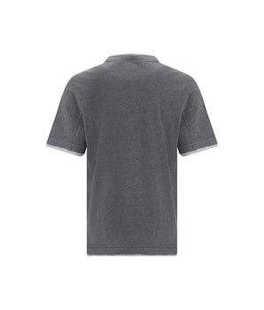 Brunello Cucinelli Gray Cotton Sportswear