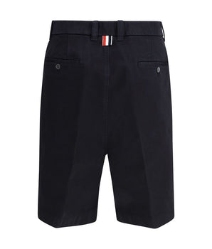Thom Browne Blue Polyester Bermuda Shorts
