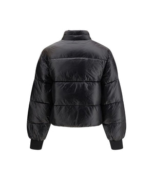 Ganni Black Nylon Shell Jacket