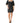 Patrizia Pepe Black White Polka Dot Short Sleeves Mini Dress
