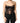 Dolce & Gabbana Black Silk Floral Lace Chemise Lingerie Top
