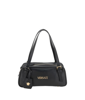 Versace Black Lamb Ovis Aries Aries Shoulder Bag