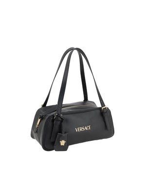 Versace Black Lamb Ovis Aries Aries Shoulder Bag