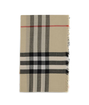 Burberry Beige Wool Scarf