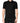 Polo de manga corta con cuello de seda negra de Dolce &amp; Gabbana