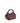 Ganni Bordeaux Calf Leather Bos Taurus Handbag