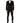 Dolce & Gabbana Black Wool Single Breasted 3 Piece Men Suit