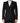Dolce & Gabbana Black Stripes Double Breasted 2Button Blazer