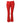 PT Torino Red Flared Mid Waist Chino Casual Pants
