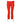 Pantalones vaqueros ajustados de tiro medio rojos de PLEIN SUD