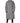 Dolce & Gabbana Gray Acetate Padded Collared Coat Jacket