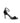 Calvin Klein Black Leather Stiletto Heel Sandals