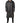 Dolce & Gabbana Black Leather Collared Trench Coat Jacket