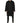 Dolce & Gabbana Black Pockets Collared Trench Coat Jacket