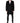 Dolce & Gabbana Black Wool Single Breasted Long Coat Jacket