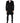 Dolce & Gabbana Black Wool Double Breasted TrenchCoat Jacket