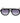Ted Baker Black Acetate Sunglasses
