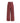 Fendi Bordeaux Silk Casual Pants