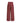 Fendi Bordeaux Silk Casual Pants