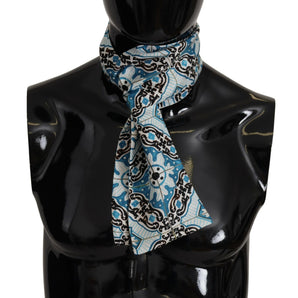 Dolce & Gabbana Majestic Silk Majolica Scarf